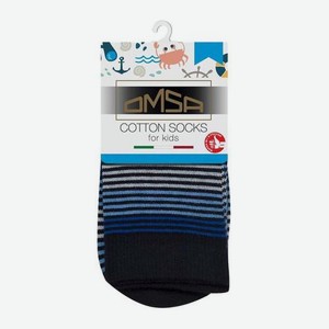 Детские носки в полоску синие р.27-30 Omsa For Kids 21P11 20 г