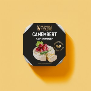 Сыр Камамбер с белой плесенью 60% Premiere of taste 100г 100 г