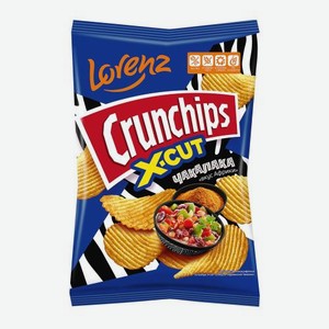 Чипсы Чакалака Crunchips X-Cut 130г 130 г