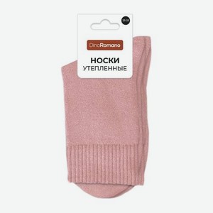 Светло-розовые носки женские утепленные с начесом р.23-25 Dino Romano 42 г