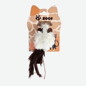 Игрушка для кошек Мышь Сафари Zoof в ассортименте 40 г