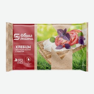 Хлебцы хрустящие ржаные с томатом М Образ Жизни 100г 100 г