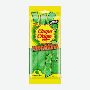 Жевательный мармелад Страйпсы со вкусом яблока Chupa Chups 120г 120 г