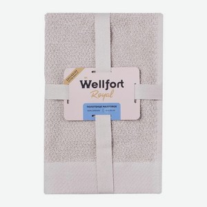 Махровое полотенце 30*50см бежевое Royal Wellfort Micra 88 г
