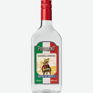 Напиток спиртной PISTOLERO SILVER Silver Текила алк.38%, Испания, 0.7 L