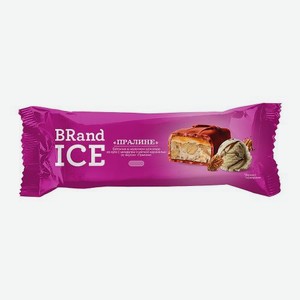 Батончик Пралине в молочном шоколаде из нуги Brand Ice 45г 45 г