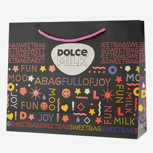 DOLCE MILK Пакет 20 черный/розовый, 1 шт.