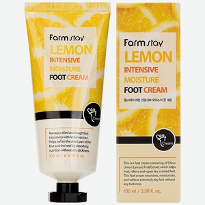 FARMSTAY Крем для ног увлажняющий с экстрактом лимона Lemon Intensive Moisture Foot Cream, 100 мл