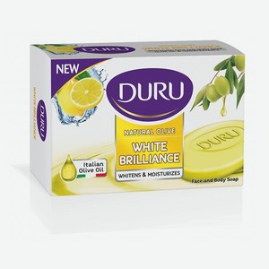 DURU Туалетное мыло Natural Olive White Brilliance, 140 г