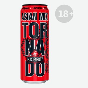 Напиток энергетический Tornado Max Energi Asiam mix, 450 мл