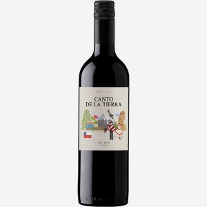 Вино Canto De La Tierra Красное Сухое 12% 0.75л, 750 мл