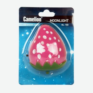 Ночник с выкл Camelion NL-180 Клубника LED 220V