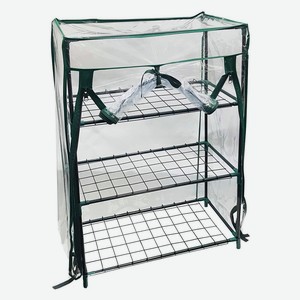 GARDEN SHOW Парник на подоконник  Маргарита , 3 полки, 460х240х800 мм, , 1/8