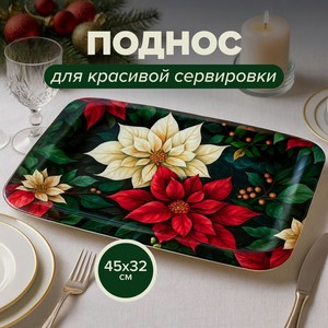 Поднос  NY PP Lustrini , 45*32 см