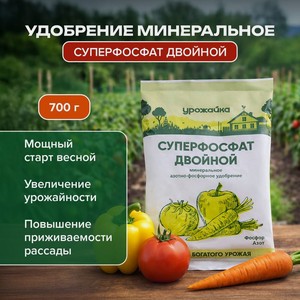 Суперфосфат двойной,700г,минер ИВ