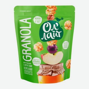 Мюсли запеченные с медом фруктами и орехами Оллайт 280г 280 г