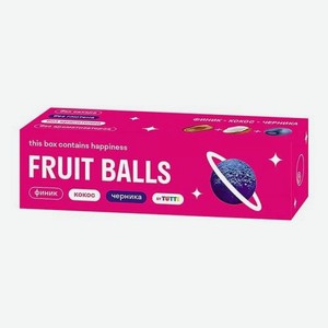 Фруктовый снек с фиником, кокосом и черникой Tutti Fruit Balls 38г 38 г