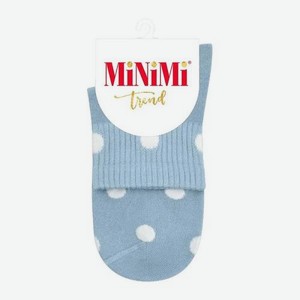 Женские носки голубые в горошек р.35-38 Minimi Trend 4209 28 г