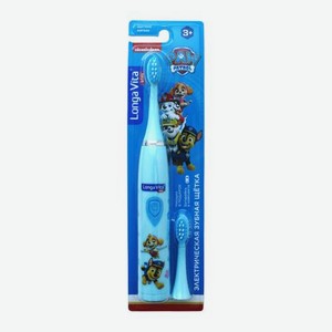 Электрическая зубная щетка + 2 насадки для детей 3+ Paw Patrol Longa Vita 55 г