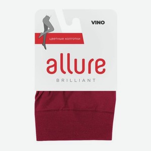 Бордовые колготки женские 50 den размер 4 Vino Allure Brilliant Coloris 50 г