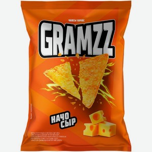 Начос кукурузные Gramzz со вкусом Сыр Начо, 55г