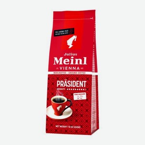 Кофе молотый Prasident Julius Meinl 220г 220 г