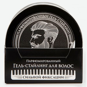 Гель-стайлинг д/волос мужской Borodatos сильной фиксации 75мл