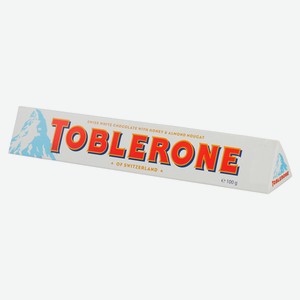 Шоколад белый Toblerone с медово-миндальной нугой Швейцария, 100 г