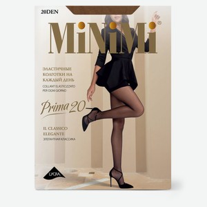 Колготки женские MINIMI Prima 20 den Caramello cветло-бежевые, р. 3