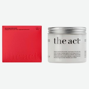 Крем-баттер для тела The Act Увлажняющий сицилийский апельсин, 180 г