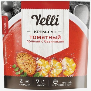 Крем-суп Yelli томатный пряный с базиликом 70г, 70 г