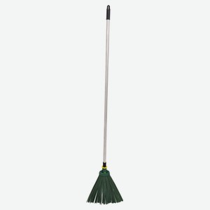 Метла веерная с алюминиевым черенком