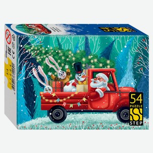 Пазл Step Puzzle Новогодние приключения, 54 элемента в ассортименте