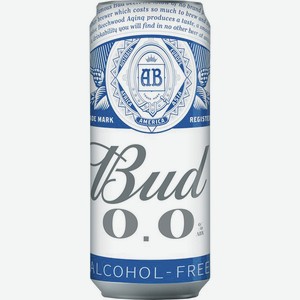 Напиток Пивной Б/алк. Бад 0.45л Ж/б