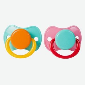 Соска-пустышка ПОМА силиконовая, баллон круглой формы, 1 шт. (Силикон, Полипропилен)