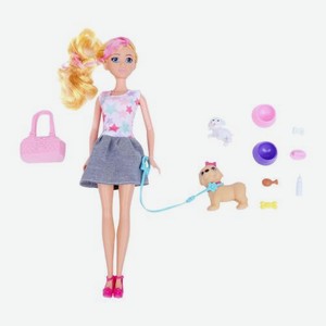 Игрушка Wowplay! Кукла с питомцем и аксессуарами 28см 250 г