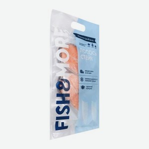 Лосось стейк свежемороженый на коже Fish&More 400г 400 г
