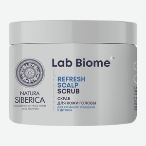 Скраб для активного очищения кожи головы Refresh Scalp Natura Siberica Lab Biome 330г 330 г