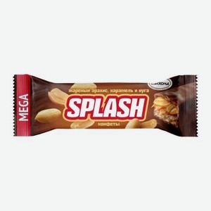 Конфеты Splash Mega жареный арахис карамель и нуга Акконд 300 г