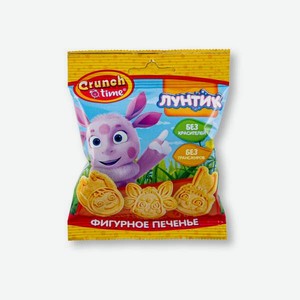 Печенье сахарное CRUNCH TIME Лунтик 20г