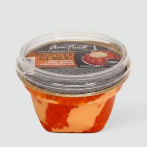 Икра красная имитированная с майонезным соусом, 180 г