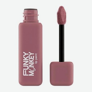 Жидкая помада для губ стойкая матовая тон 01 Funky Monkey Lip Paint 6 г