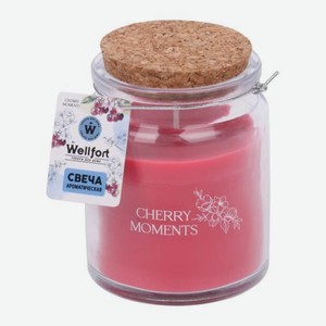 Свеча в стекле Вишня Wellfort 350 г