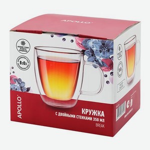 Кружка Apollo Break с двойными стенками 350мл 214 г