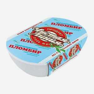 Мороженое Чистая линия Пломбироешка ванильное 12% 450г 450 г