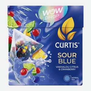 Травяной чай Sour Blue цитрус и клюква Curtis 15пир 23 г