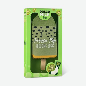 DOLCE MILK Носки женские Kiwi, Зеленый, размер 36-39