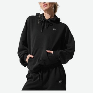 ALO YOGA Худи Accolade Hoodie, Цвет: Черный (Black), Размер: XL