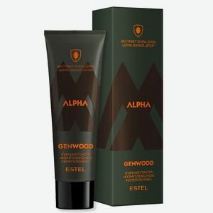 ESTEL PROFESSIONAL Зубная паста ALPHA GENWOOD комплексное укрепление, 90 мл