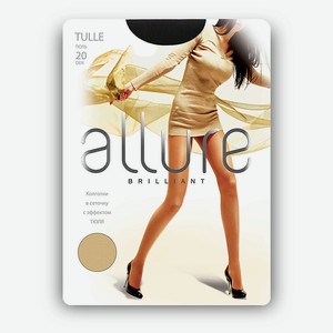 ALLURE Колготки Tulle 20 ден nero, 2 размер